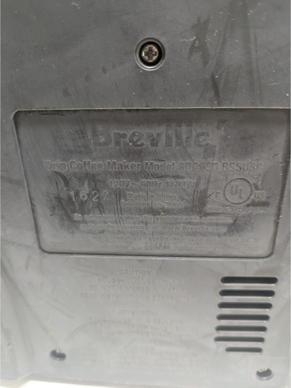 Breville BDC650BSS Grind Control Brushed Stainless Steel Coffee Maker - Silver - Picture 14 of 14